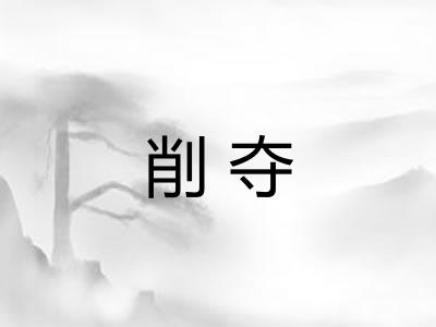 削夺