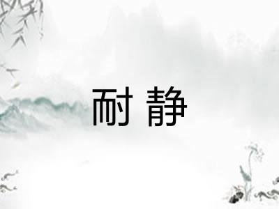 耐静