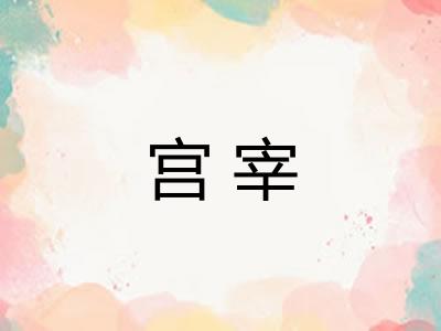 宫宰