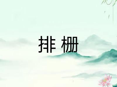 排栅