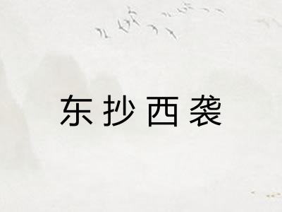 东抄西袭