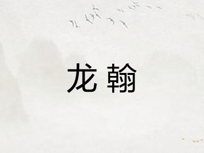 龙翰