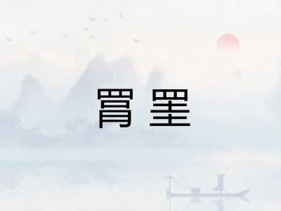 罥罣