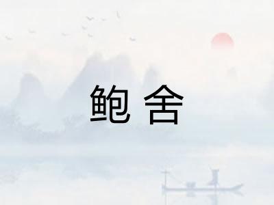 鲍舍