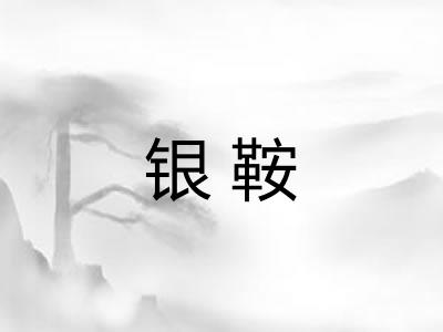 银鞍