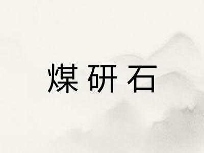 煤研石 煤研石