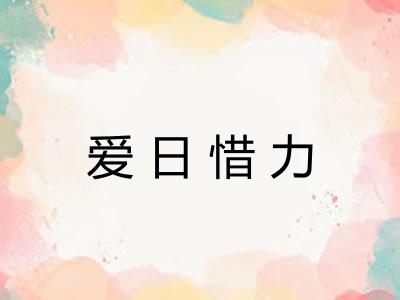 爱日惜力