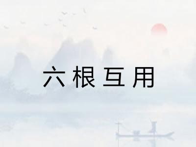 六根互用