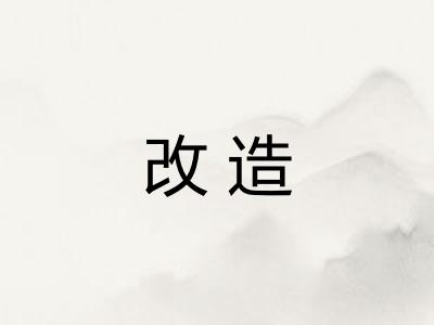 改造 改造