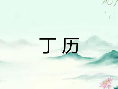 丁历