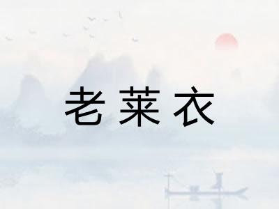 老莱衣