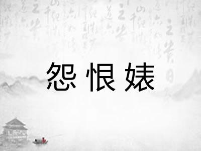 怨恨婊