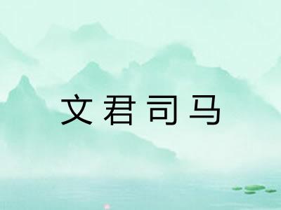 文君司马