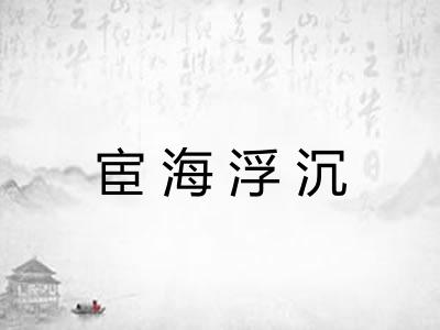 宦海浮沉