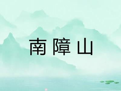 南障山 南障山