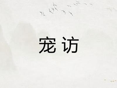 宠访