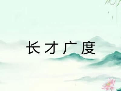 长才广度
