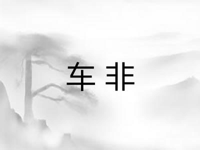 车非 车非