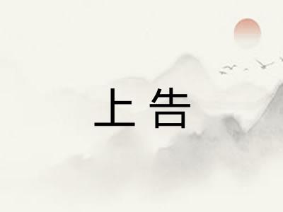上告