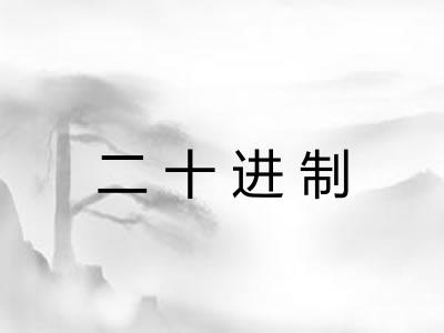 二十进制