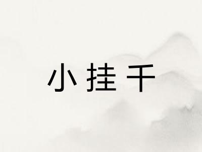 小挂千
