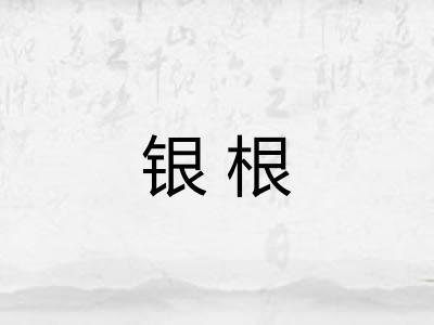 银根