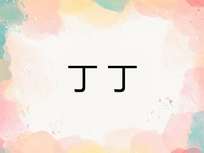 丁丁 丁丁