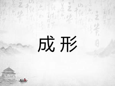 成形 成形