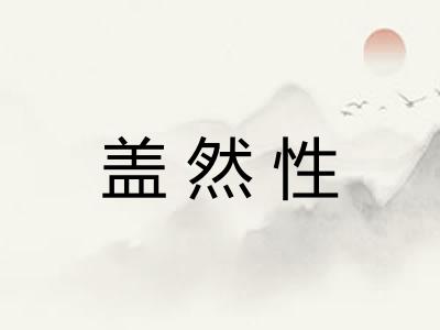 盖然性