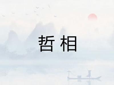 哲相