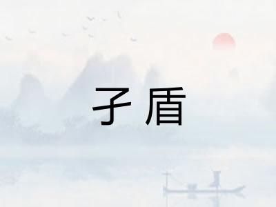 孑盾